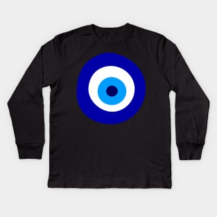 Evil Eye Amulet, Charm, Nazar, Greek Matias, Talisman Kids Long Sleeve T-Shirt